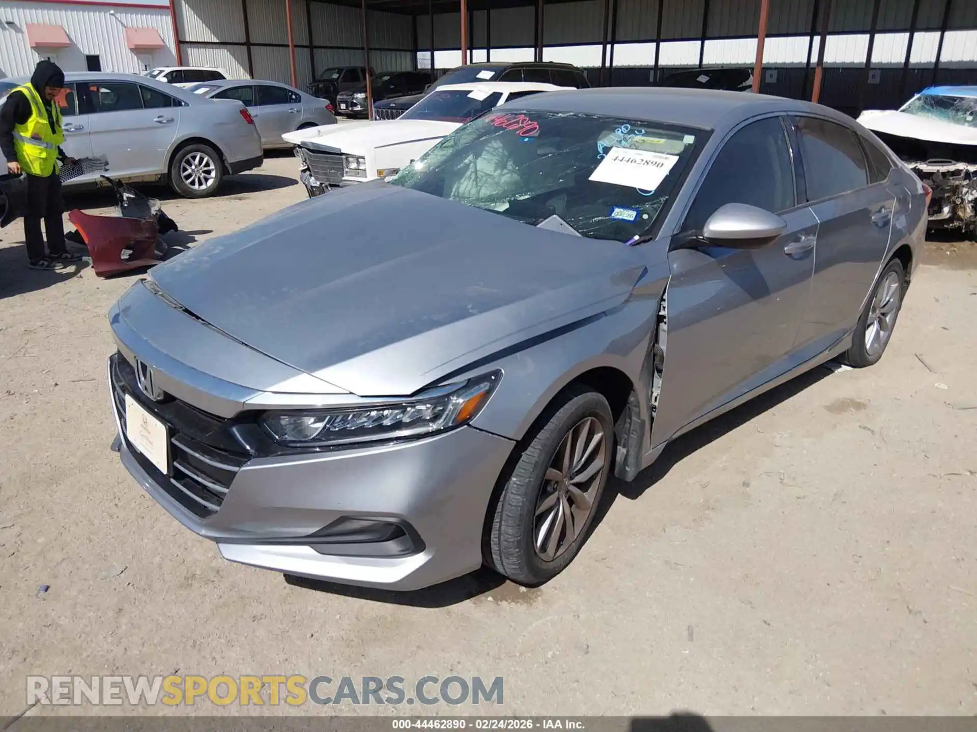 2 fotografías del automóvil dañado 1HGCV1F19MA000035 HONDA ACCORD 2021