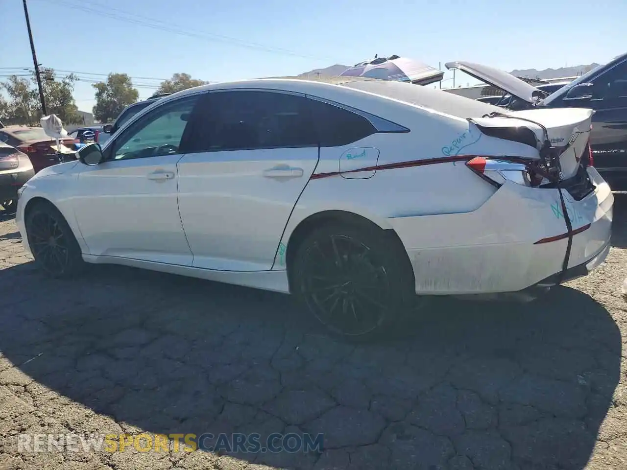 2 fotografías del automóvil dañado 1HGCV1F19MA035772 HONDA ACCORD 2021
