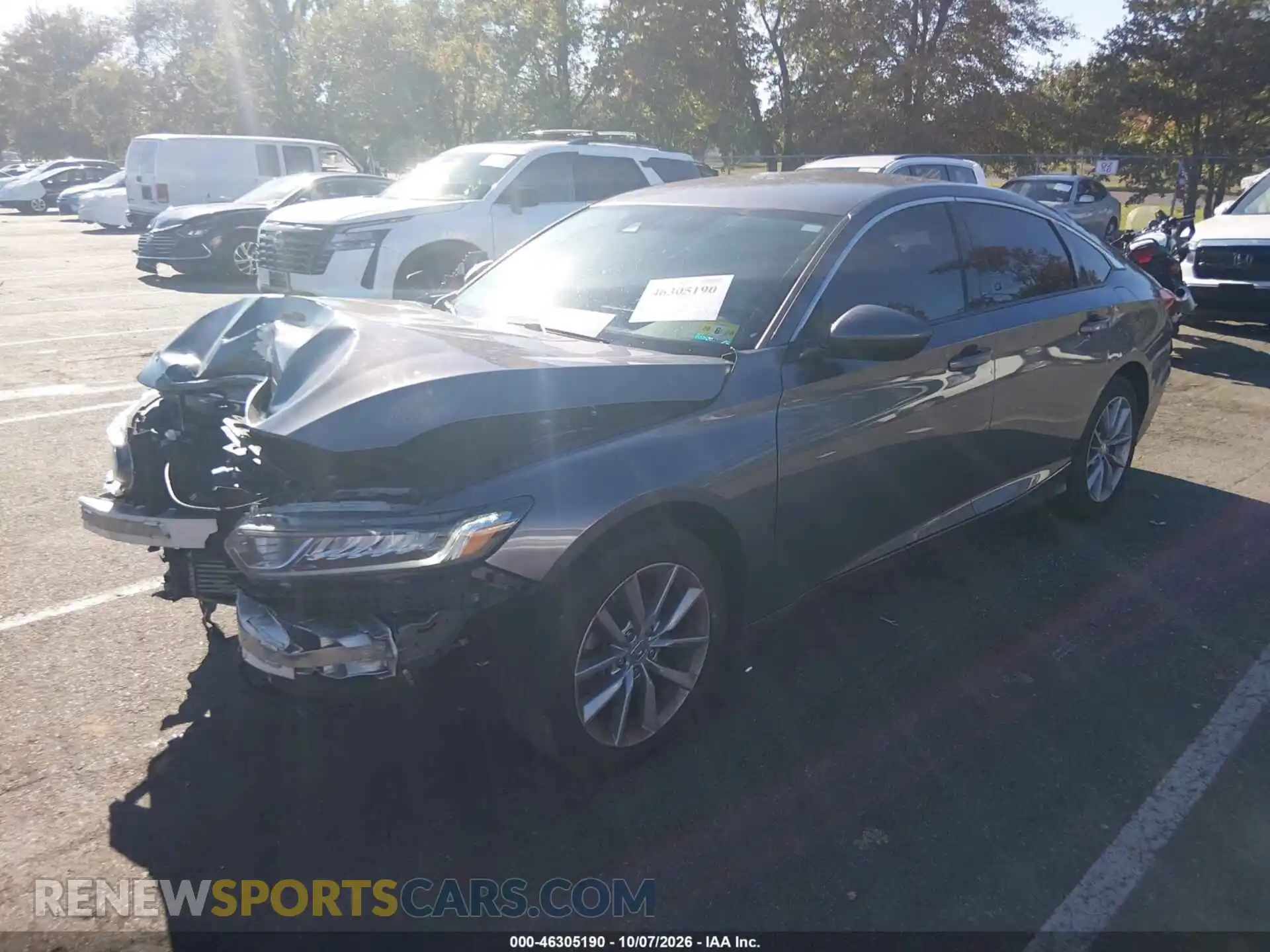 2 fotografías del automóvil dañado 1HGCV1F19MA047498 HONDA ACCORD 2021