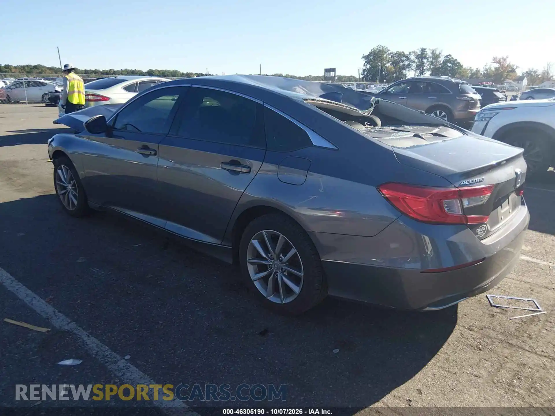 3 fotografías del automóvil dañado 1HGCV1F19MA047498 HONDA ACCORD 2021