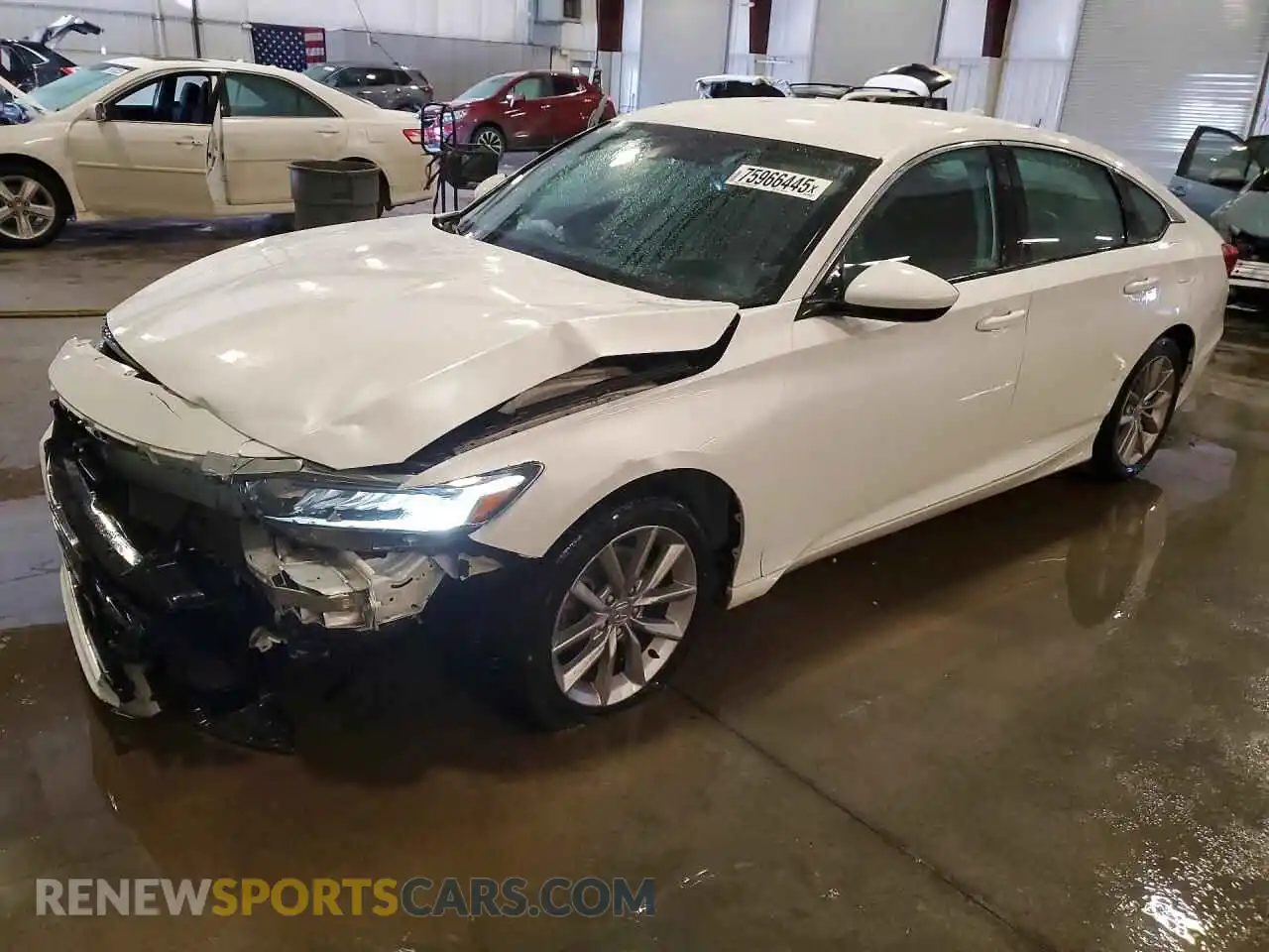 1 Photograph of a damaged car 1HGCV1F19MA055049 HONDA ACCORD 2021