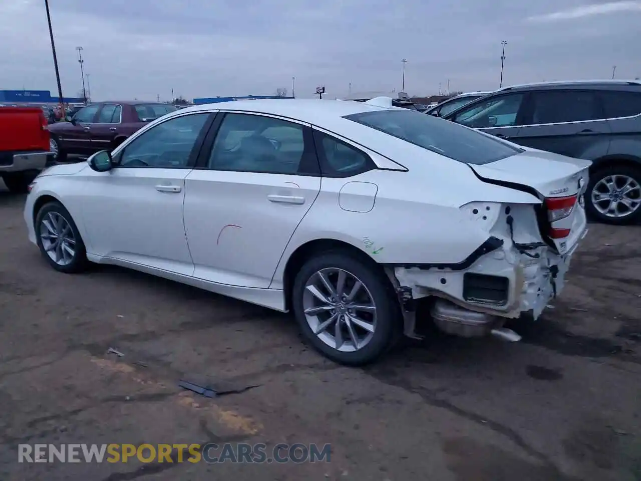 2 fotografías del automóvil dañado 1HGCV1F19MA055889 HONDA ACCORD 2021