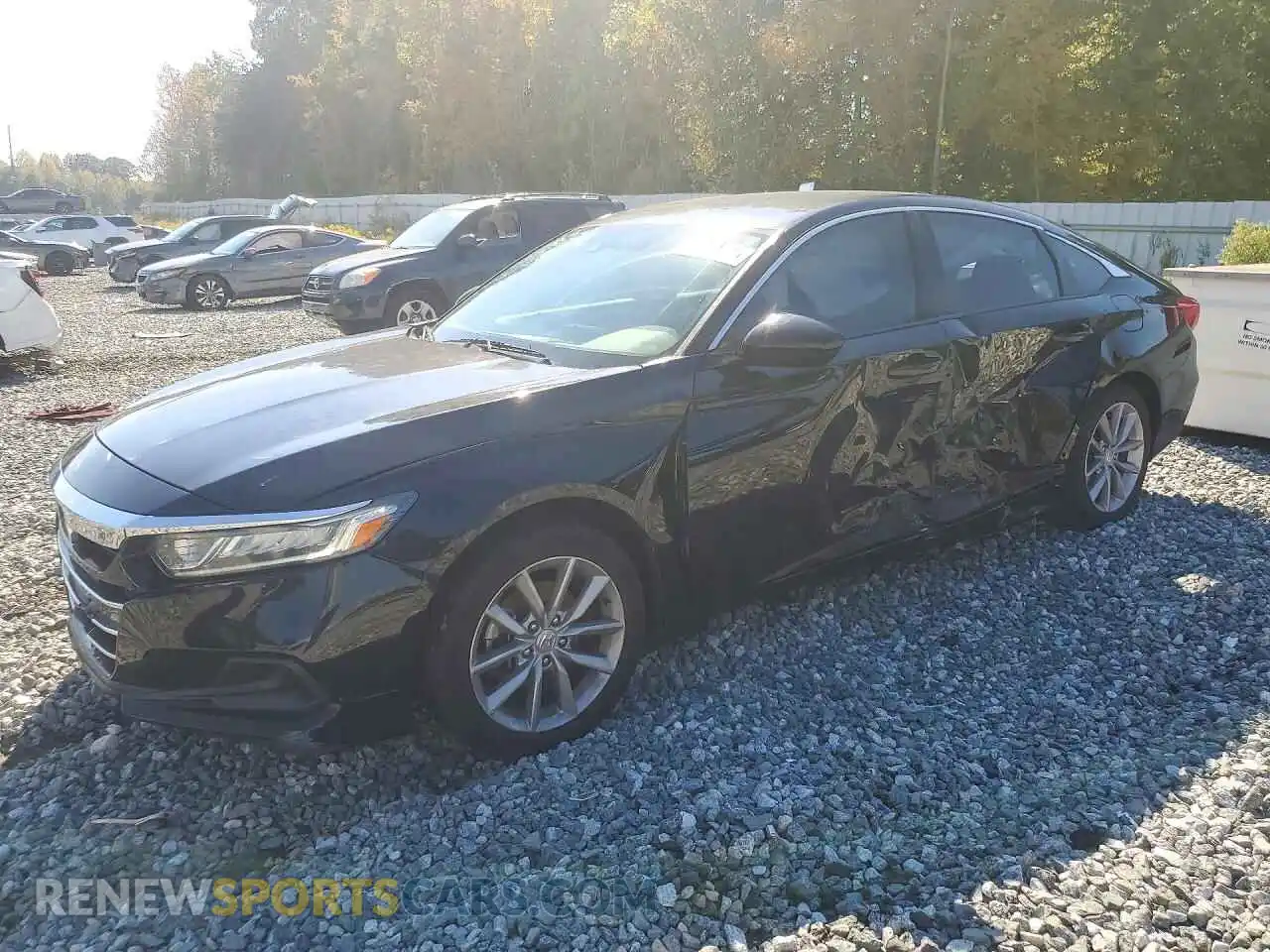 1 Photograph of a damaged car 1HGCV1F19MA085880 HONDA ACCORD 2021