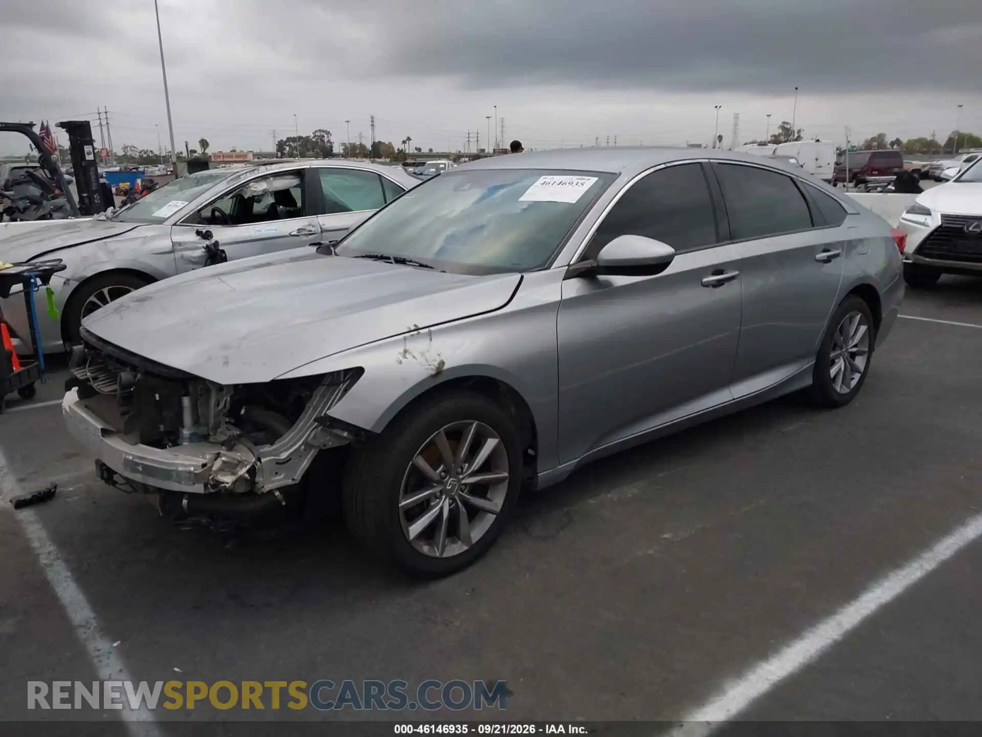 2 fotografías del automóvil dañado 1HGCV1F1XMA032251 HONDA ACCORD 2021