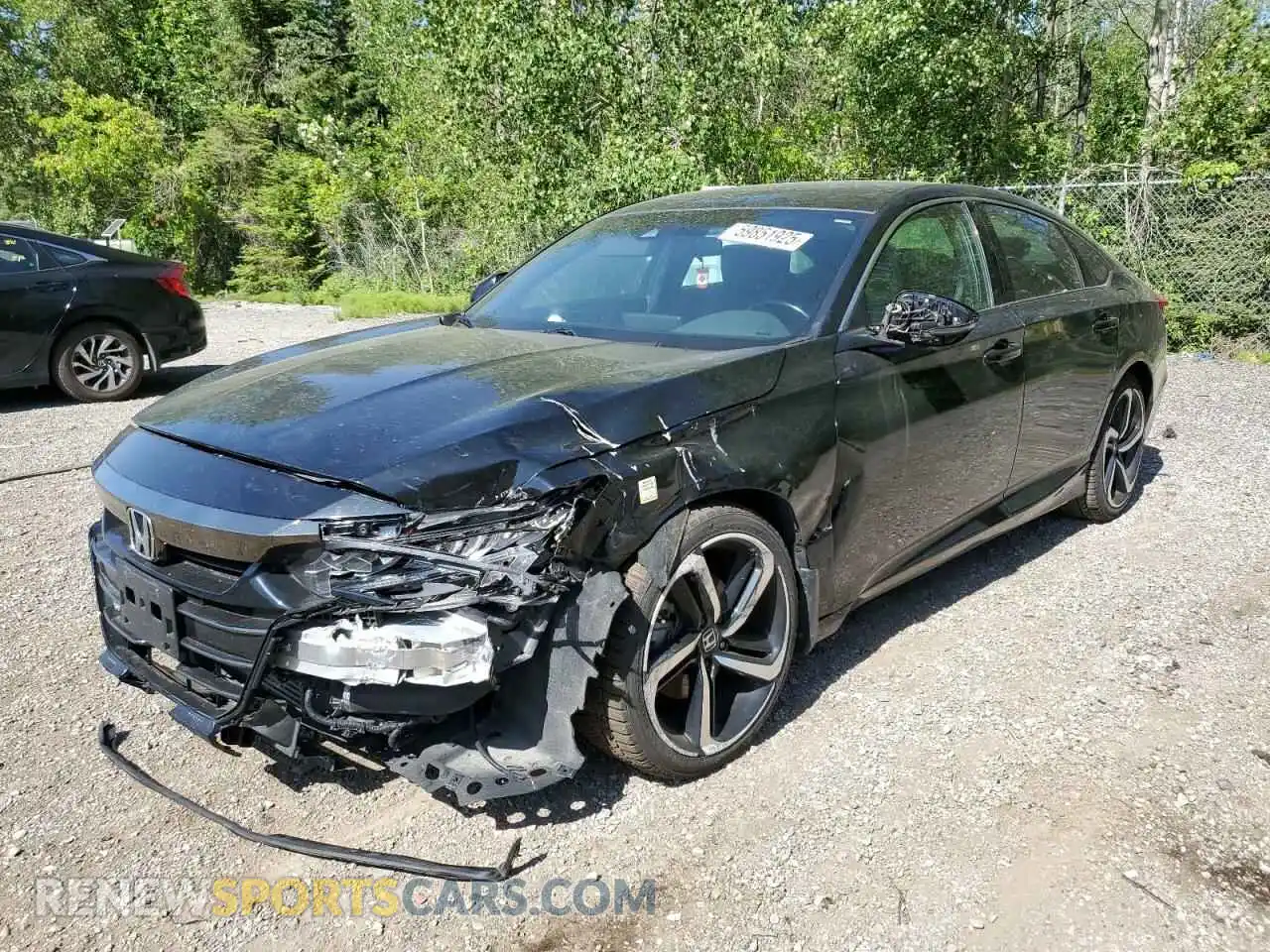 1 Photograph of a damaged car 1HGCV1F20MA801896 HONDA ACCORD 2021