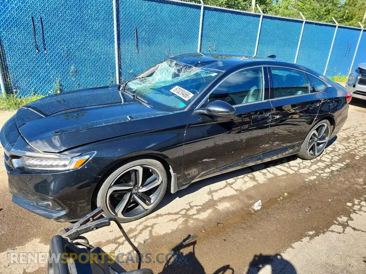 1 Photograph of a damaged car 1HGCV1F28MA801533 HONDA ACCORD 2021