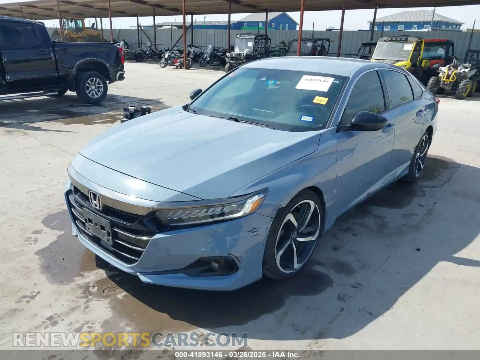 2 Photograph of a damaged car 1HGCV1F30MA021373 HONDA ACCORD 2021