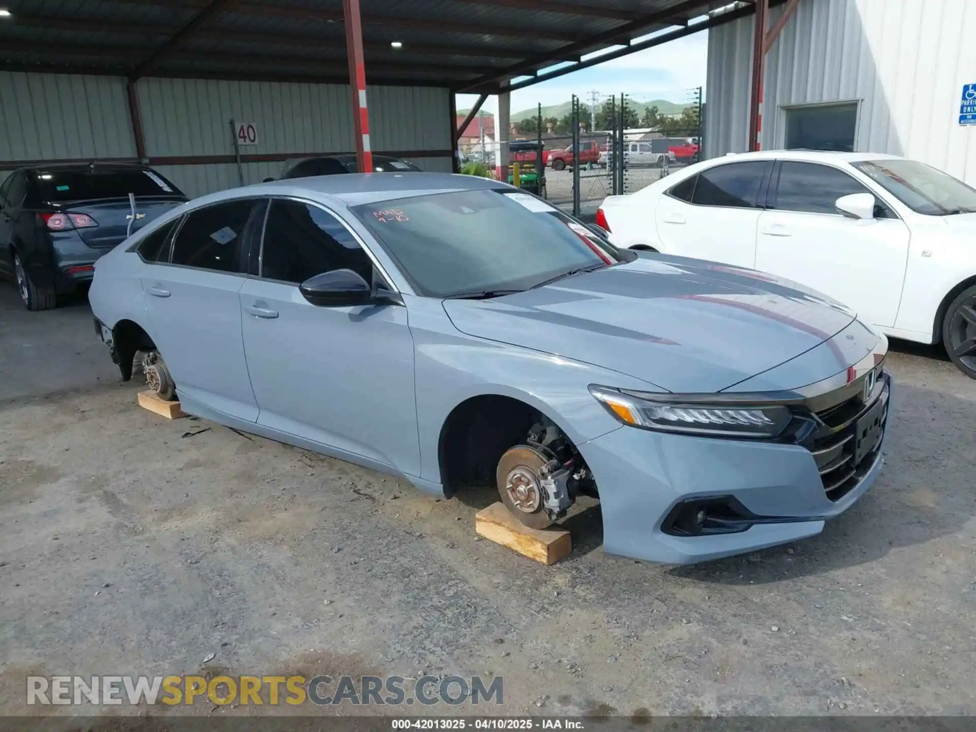 1 Photograph of a damaged car 1HGCV1F30MA028081 HONDA ACCORD 2021