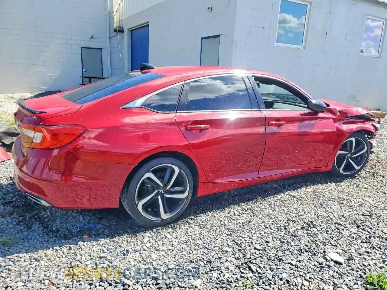 3 Photograph of a damaged car 1HGCV1F30MA044068 HONDA ACCORD 2021
