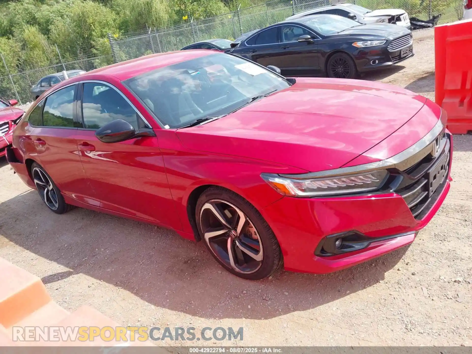 1 Photograph of a damaged car 1HGCV1F30MA079872 HONDA ACCORD 2021