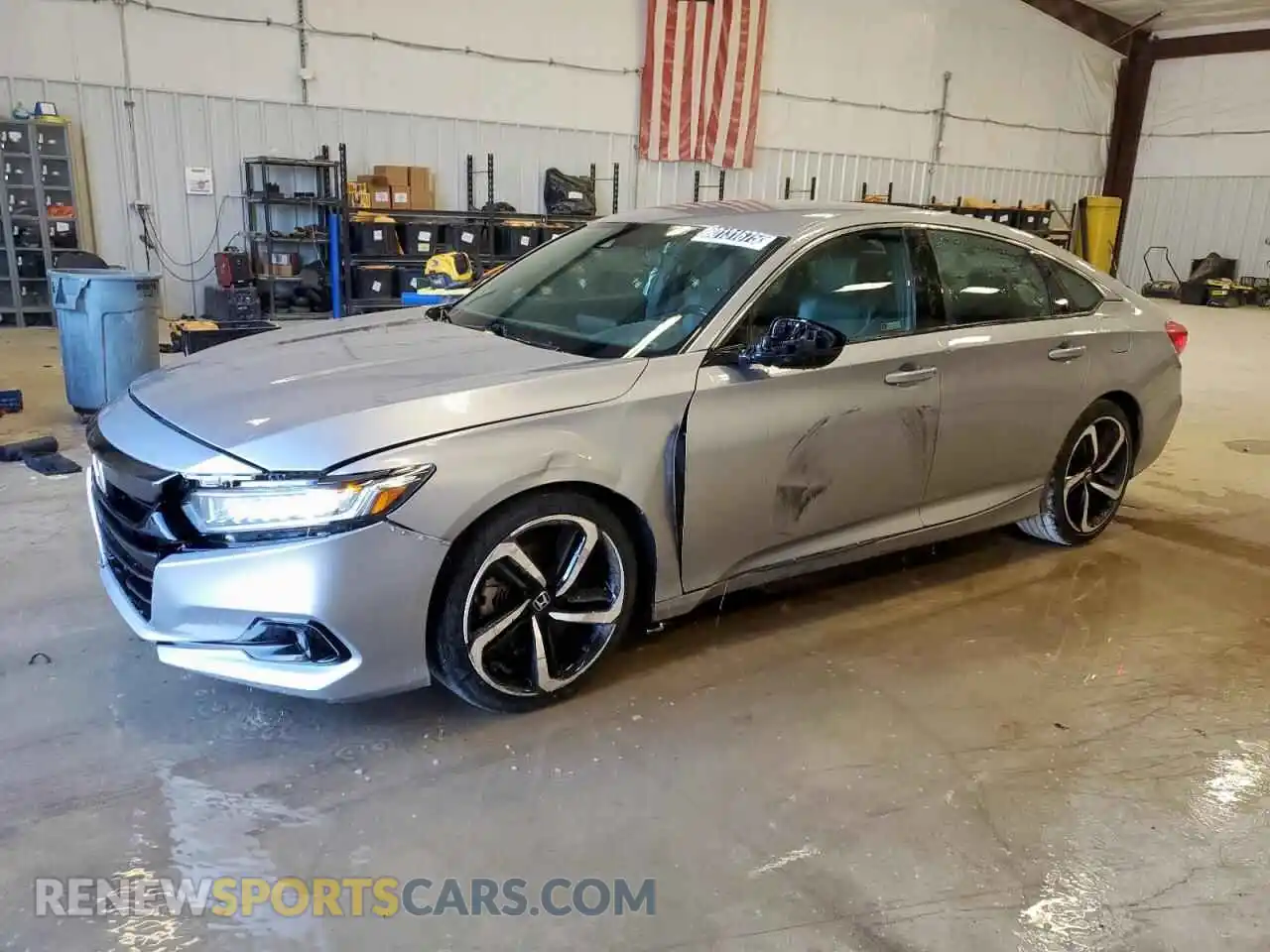 1 Photograph of a damaged car 1HGCV1F30MA086854 HONDA ACCORD 2021