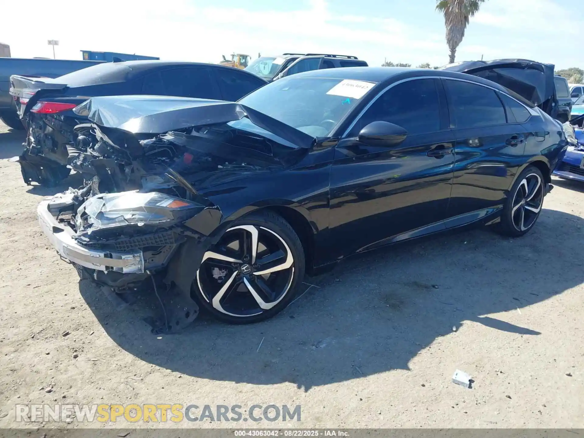 2 Photograph of a damaged car 1HGCV1F30MA092850 HONDA ACCORD 2021