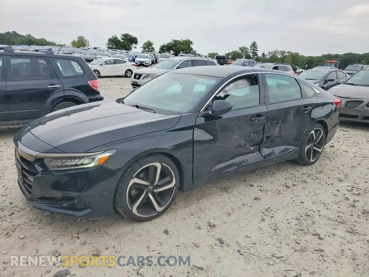1 Photograph of a damaged car 1HGCV1F30MA109470 HONDA ACCORD 2021