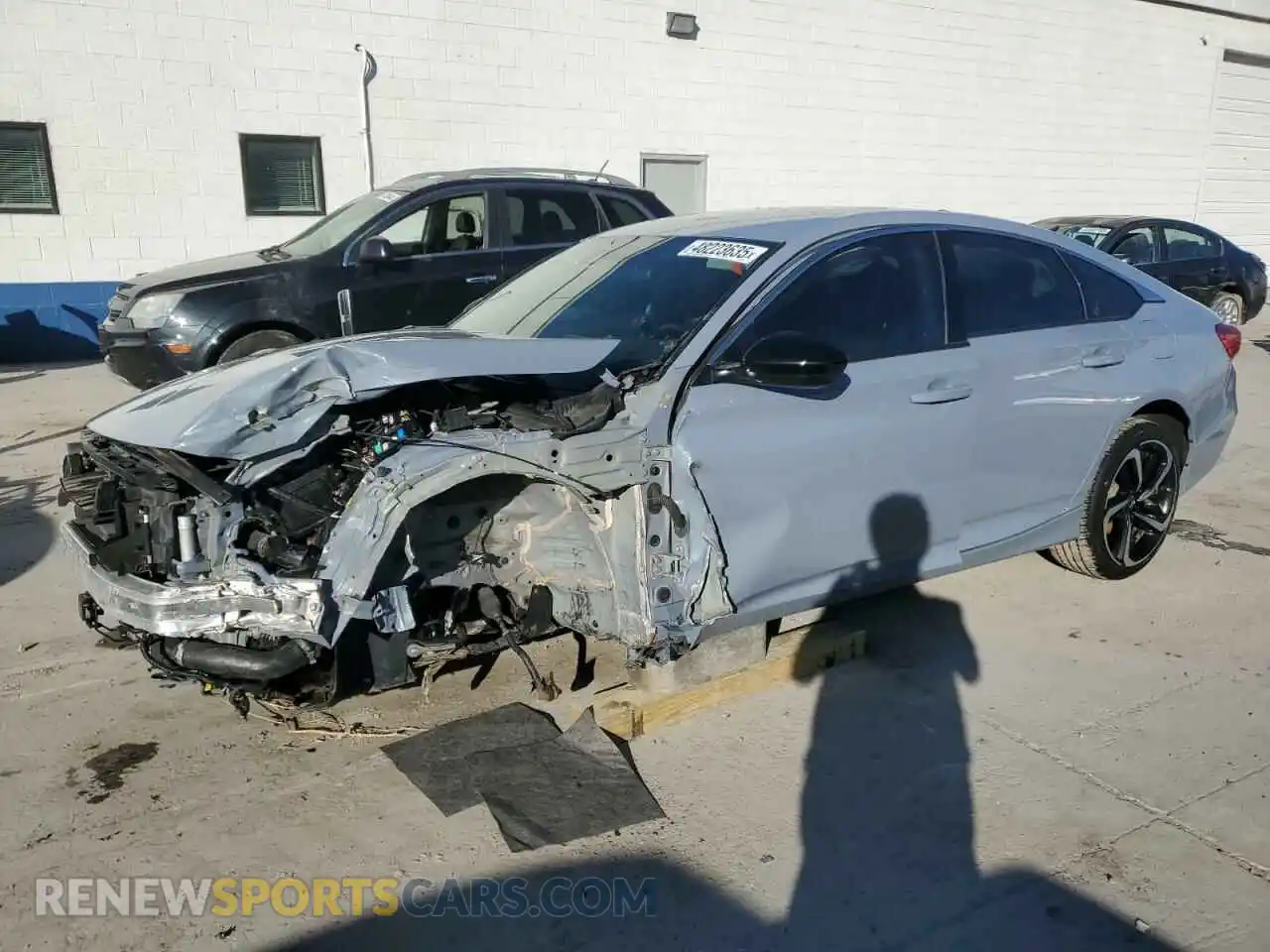 1 Photograph of a damaged car 1HGCV1F30MA113695 HONDA ACCORD 2021