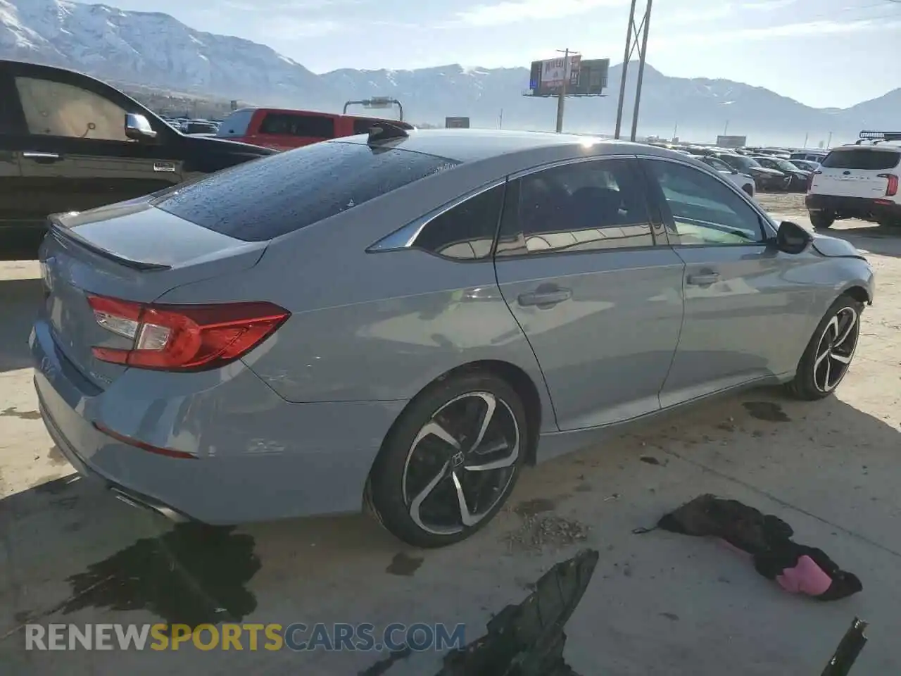 3 Photograph of a damaged car 1HGCV1F30MA113695 HONDA ACCORD 2021