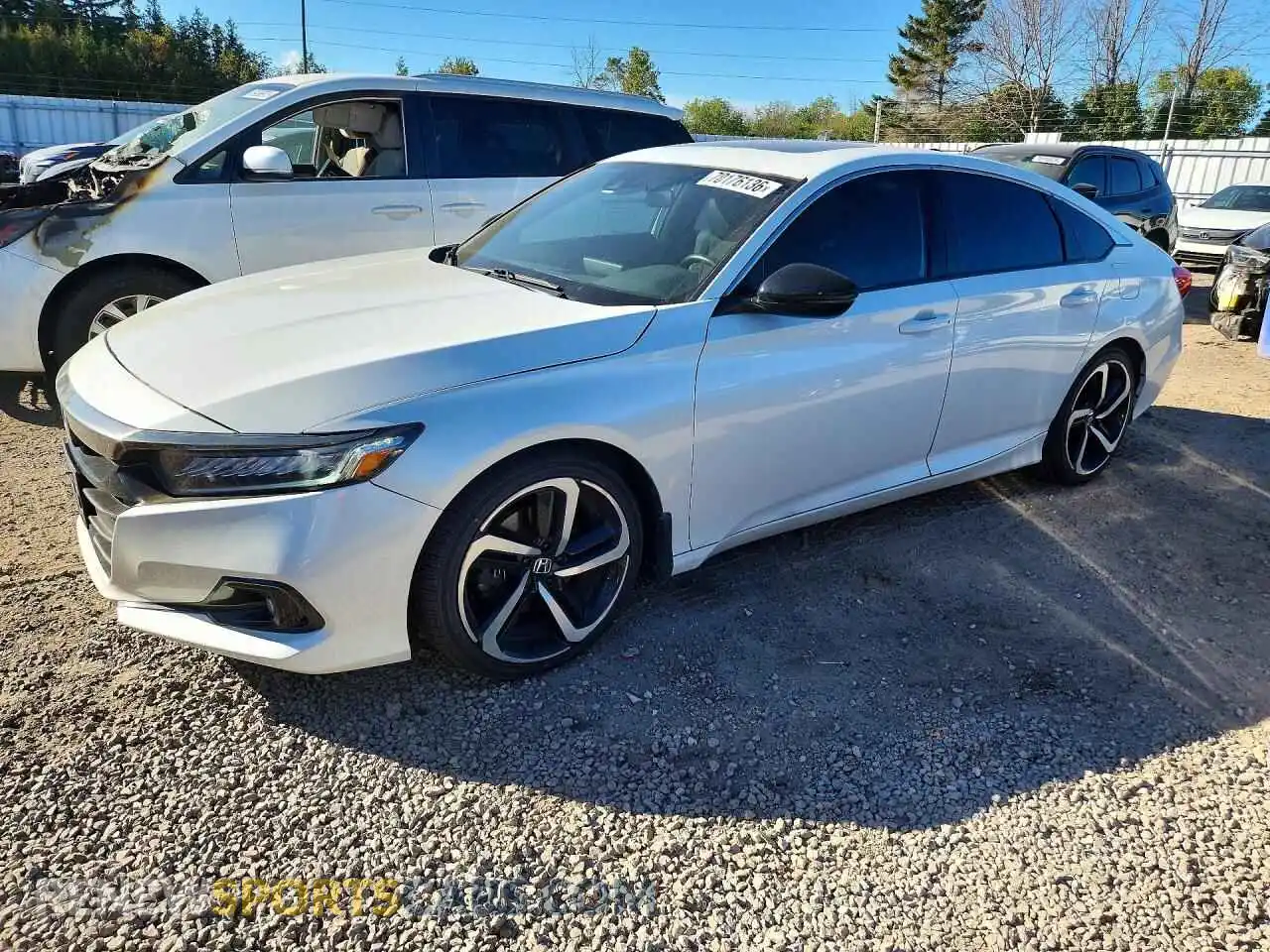 1 fotografías del automóvil dañado 1HGCV1F30MA800708 HONDA ACCORD 2021