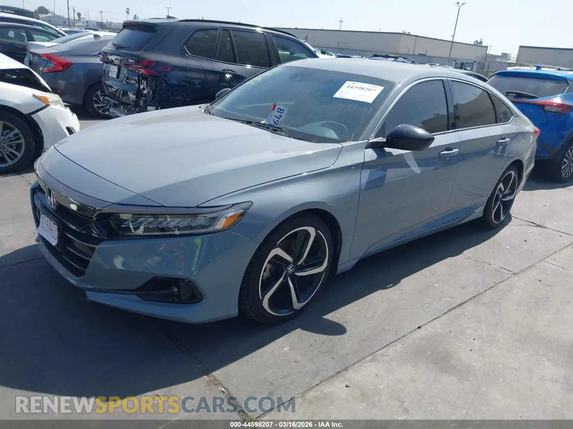 2 fotografías del automóvil dañado 1HGCV1F31MA006042 HONDA ACCORD 2021