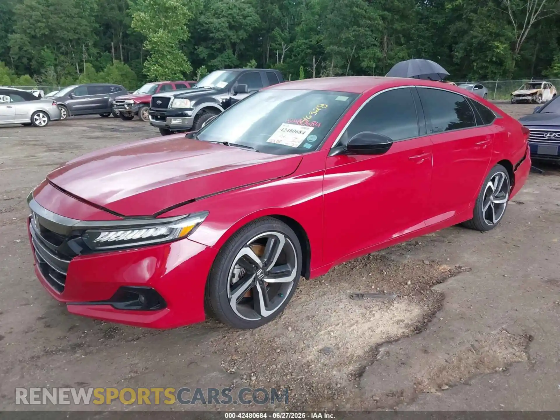 2 Photograph of a damaged car 1HGCV1F31MA017249 HONDA ACCORD 2021