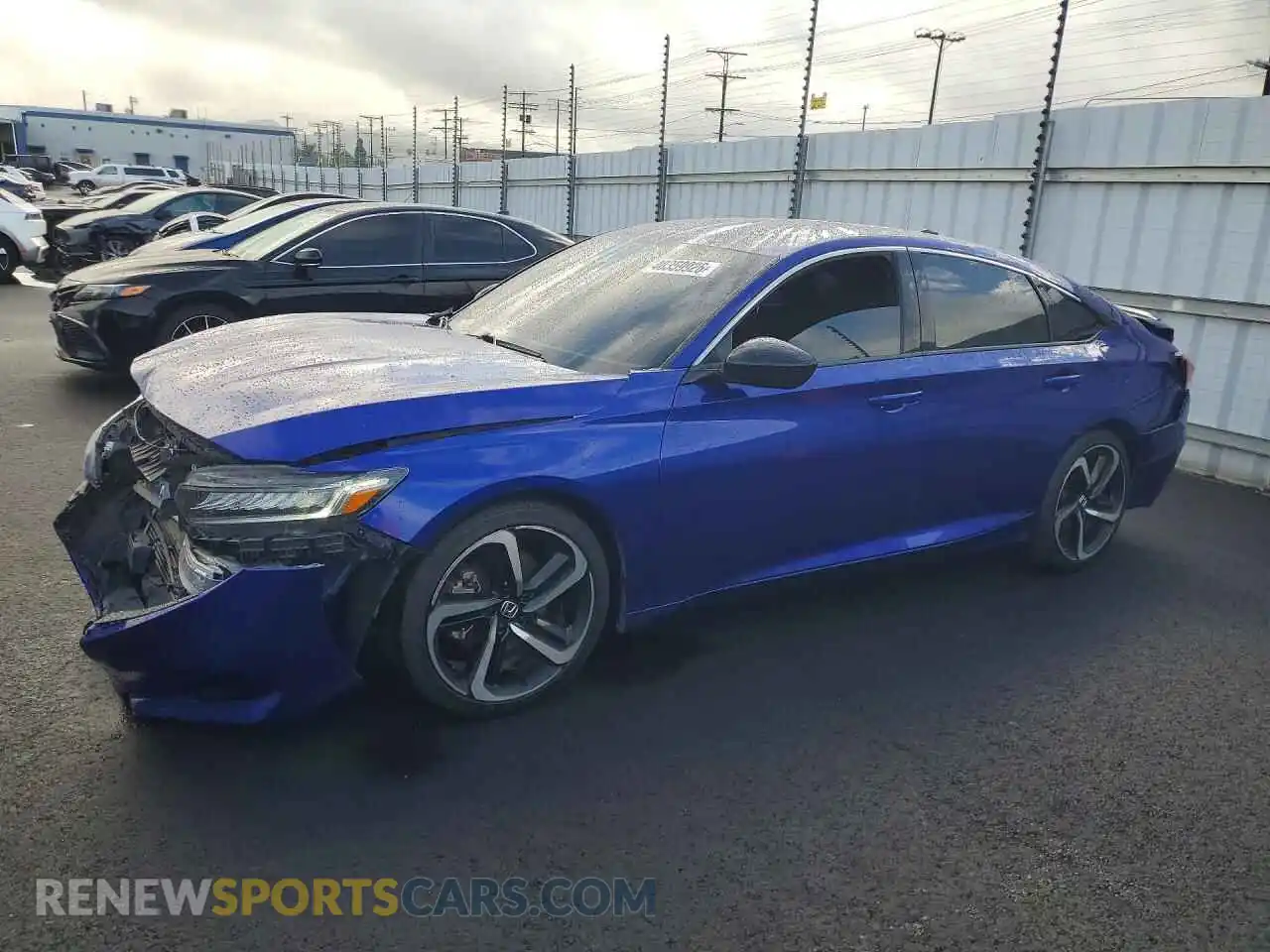 1 Photograph of a damaged car 1HGCV1F31MA024072 HONDA ACCORD 2021