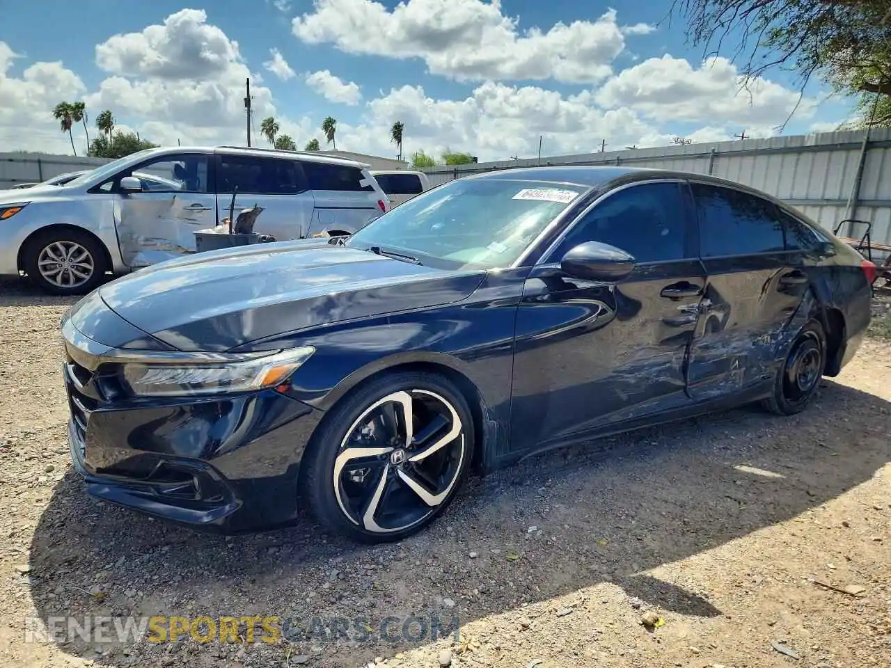 1 Photograph of a damaged car 1HGCV1F31MA073174 HONDA ACCORD 2021
