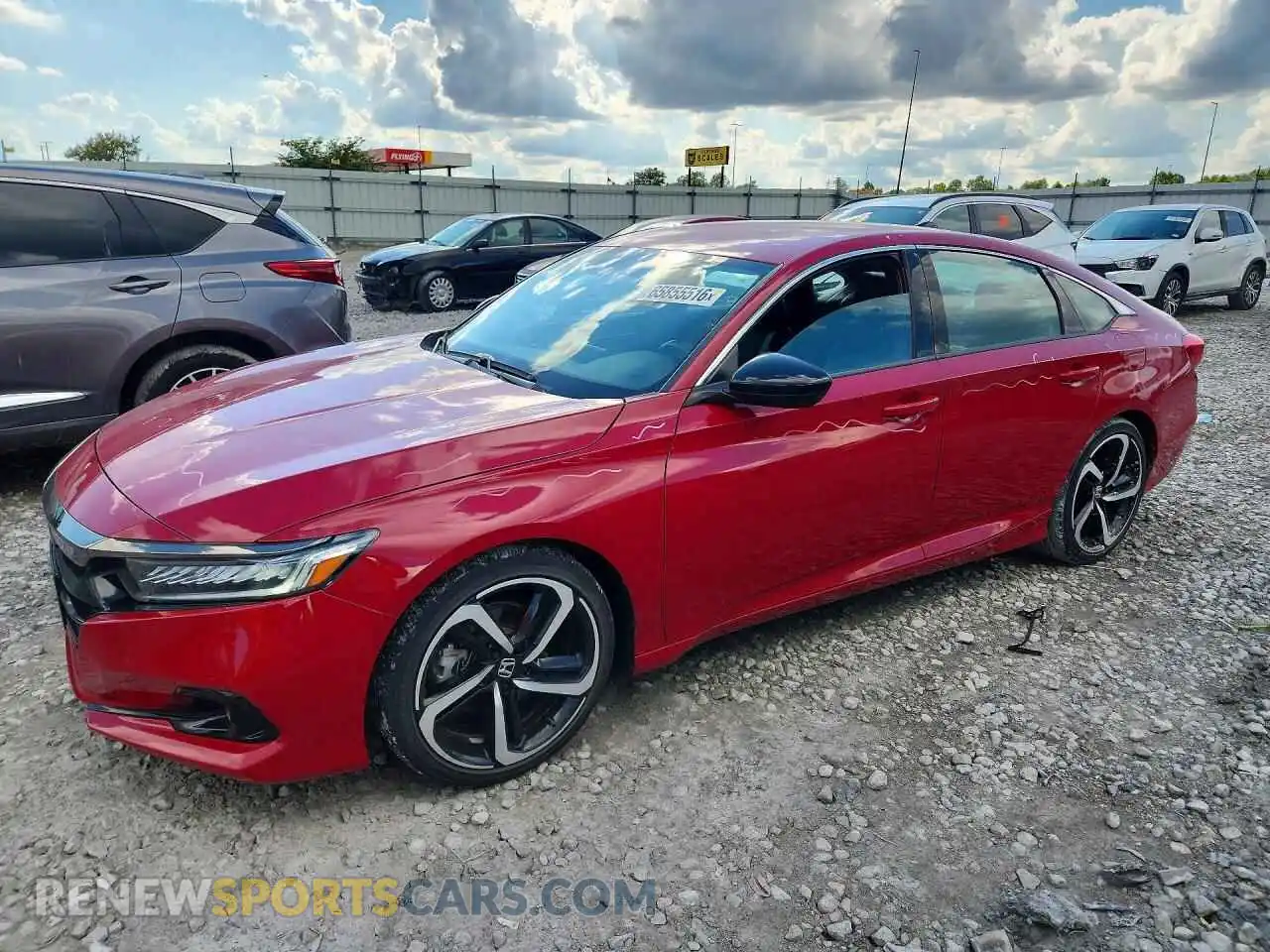 1 Фотография поврежденного автомобиля 1HGCV1F31MA074373 HONDA ACCORD 2021