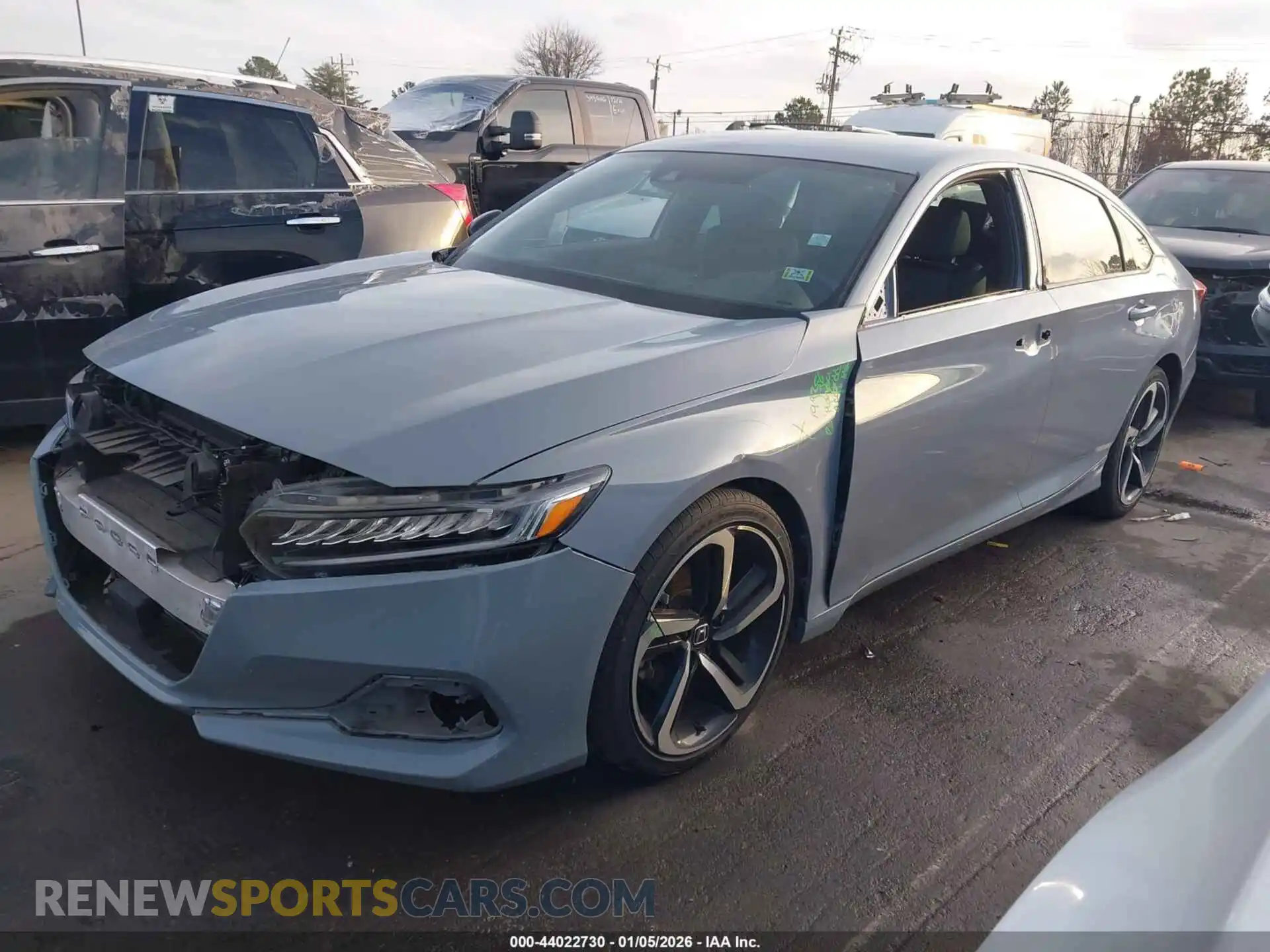 2 Photograph of a damaged car 1HGCV1F31MA093859 HONDA ACCORD 2021