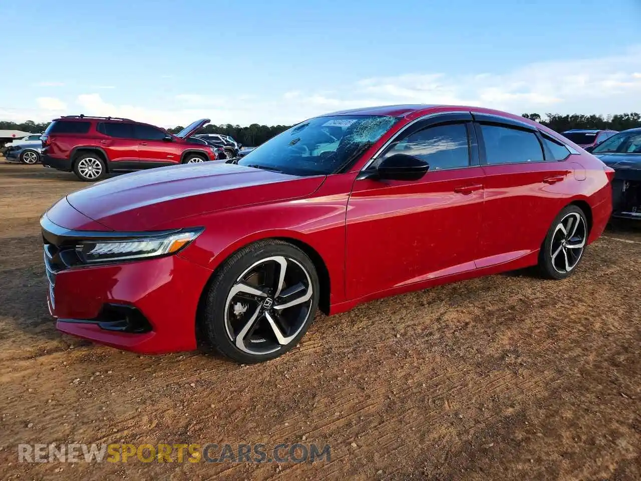1 Photograph of a damaged car 1HGCV1F31MA104231 HONDA ACCORD 2021