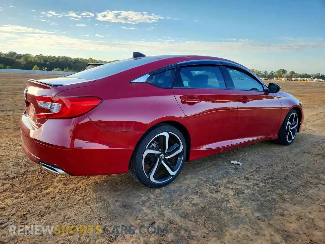 3 Photograph of a damaged car 1HGCV1F31MA104231 HONDA ACCORD 2021
