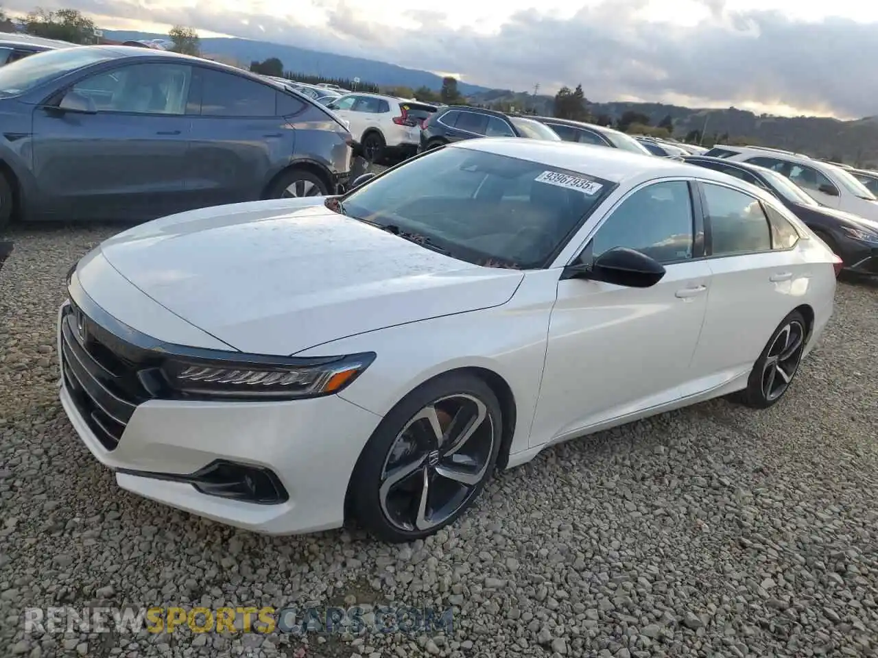 1 Photograph of a damaged car 1HGCV1F31MA108733 HONDA ACCORD 2021