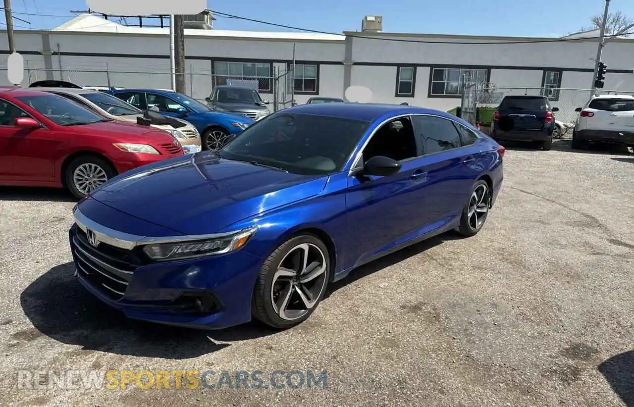 2 fotografías del automóvil dañado 1HGCV1F32MA024047 HONDA ACCORD 2021