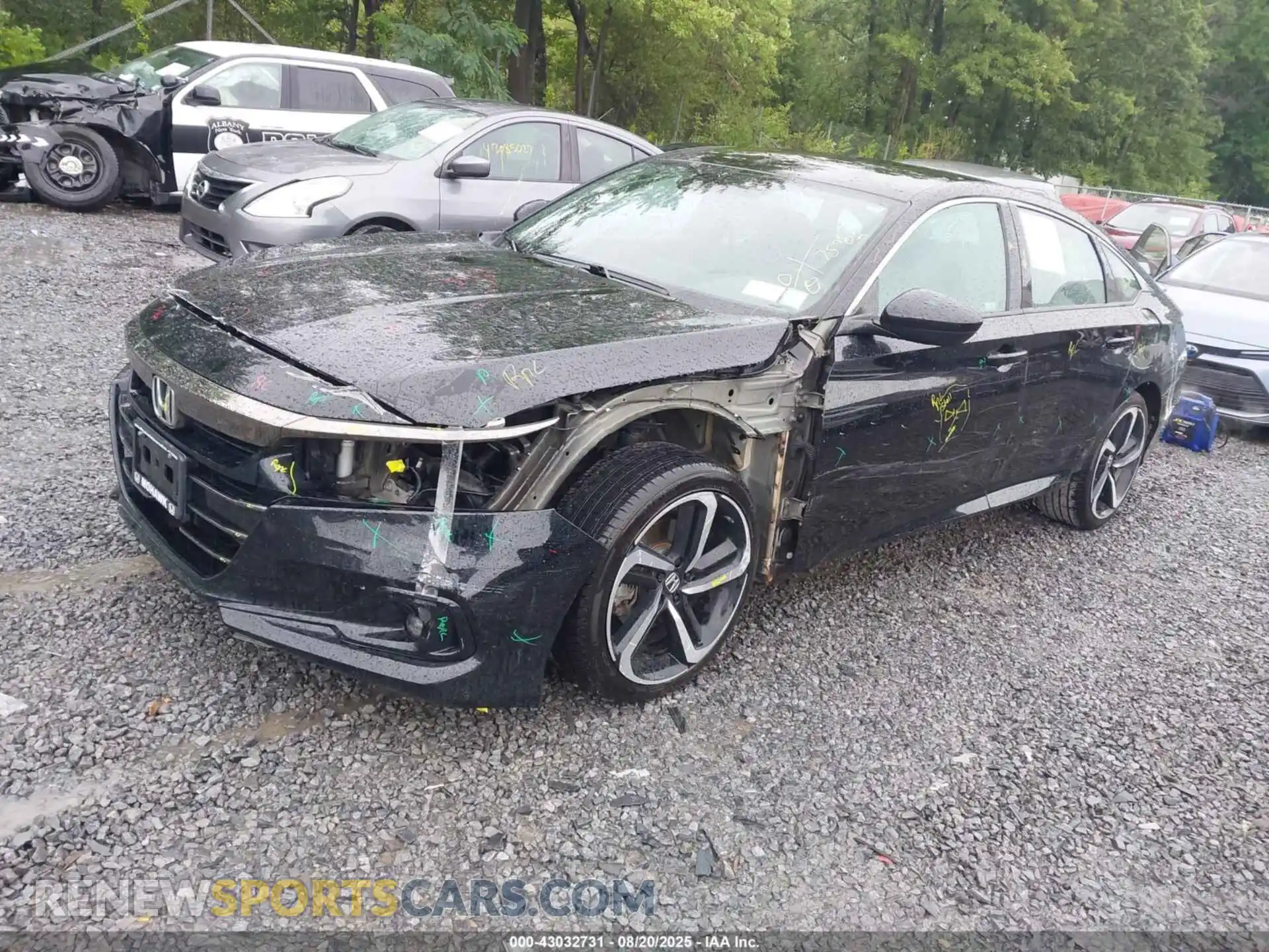 2 Photograph of a damaged car 1HGCV1F32MA032780 HONDA ACCORD 2021