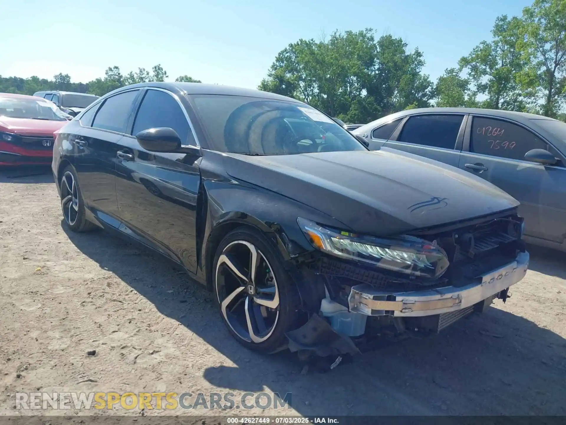 1 Photograph of a damaged car 1HGCV1F32MA042841 HONDA ACCORD 2021