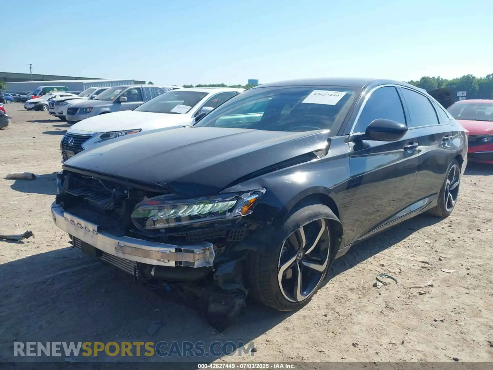 2 Photograph of a damaged car 1HGCV1F32MA042841 HONDA ACCORD 2021