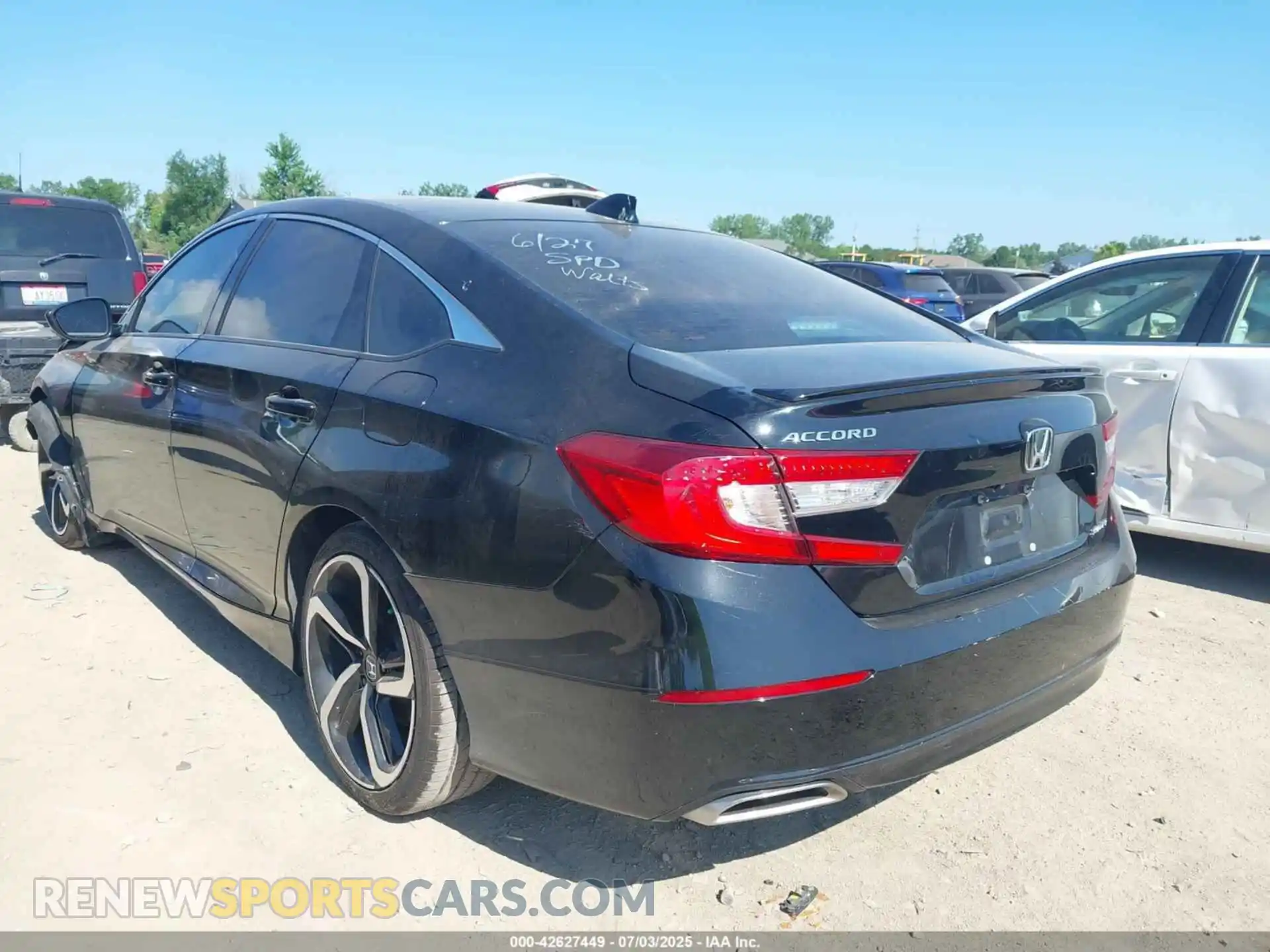3 Photograph of a damaged car 1HGCV1F32MA042841 HONDA ACCORD 2021