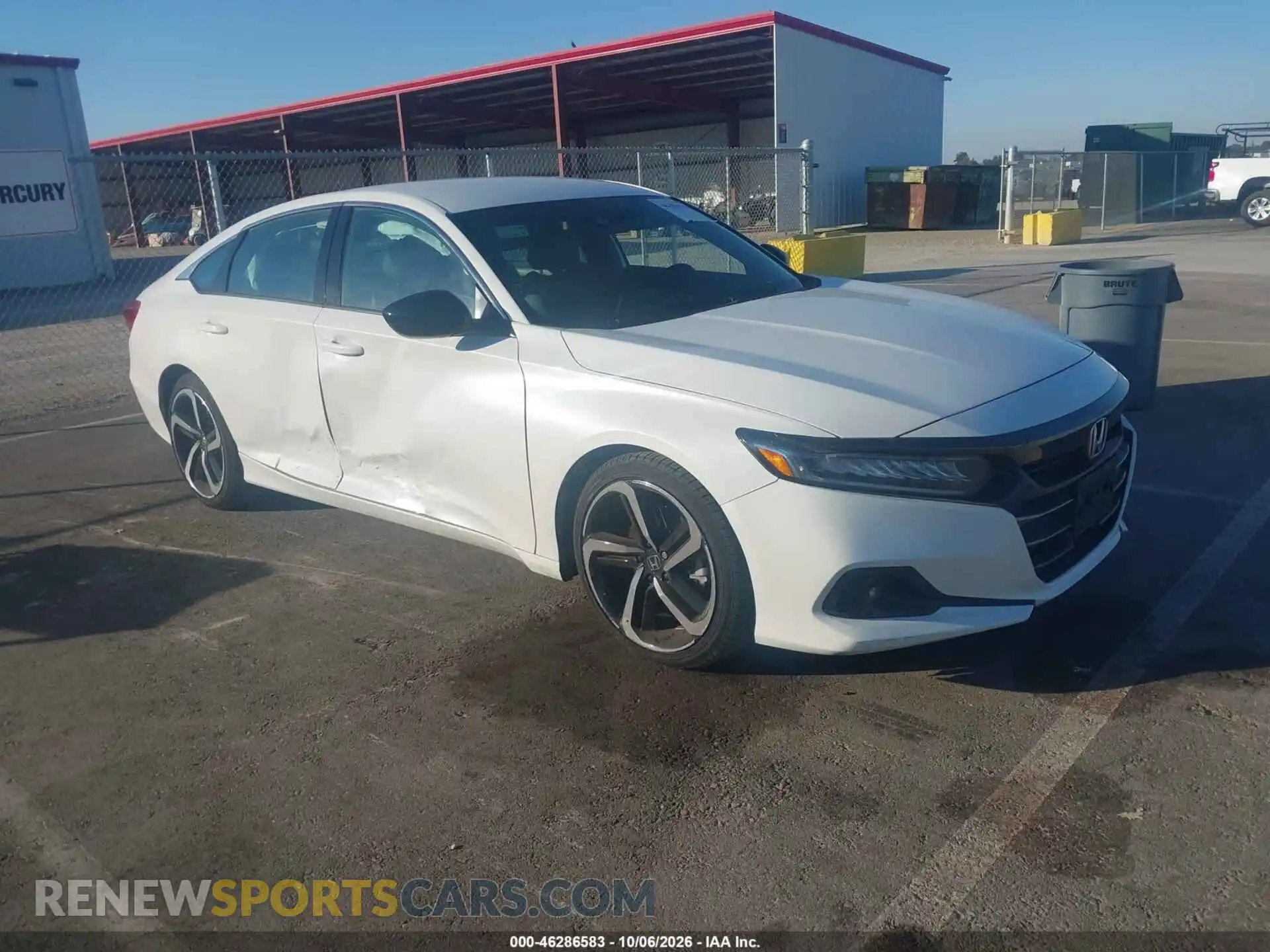 1 Photograph of a damaged car 1HGCV1F32MA046209 HONDA ACCORD 2021