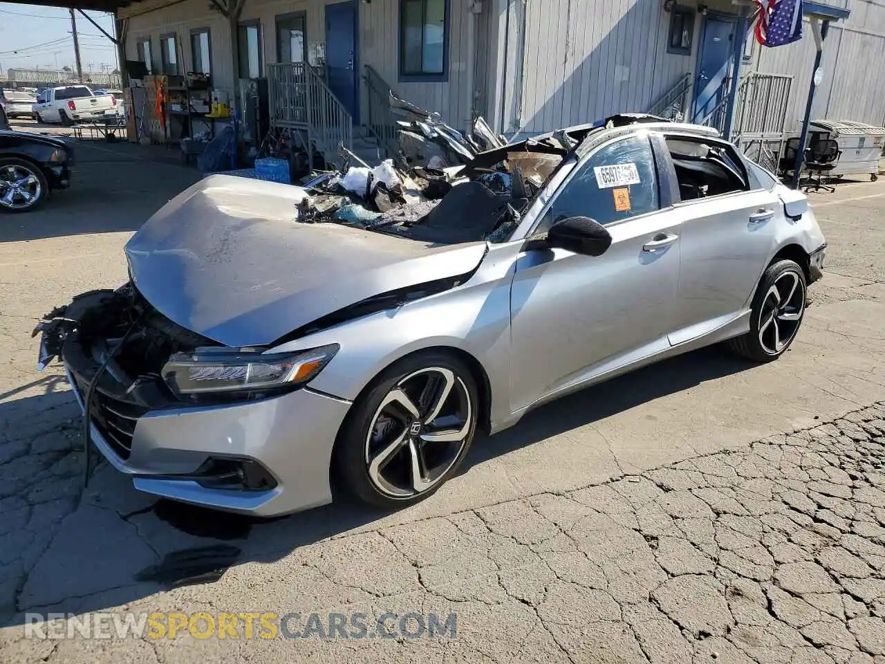 1 Photograph of a damaged car 1HGCV1F32MA047067 HONDA ACCORD 2021