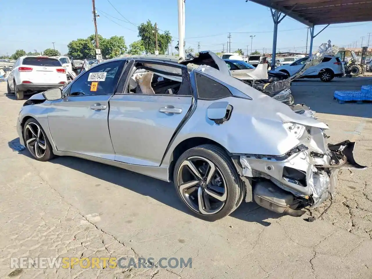 2 Photograph of a damaged car 1HGCV1F32MA047067 HONDA ACCORD 2021