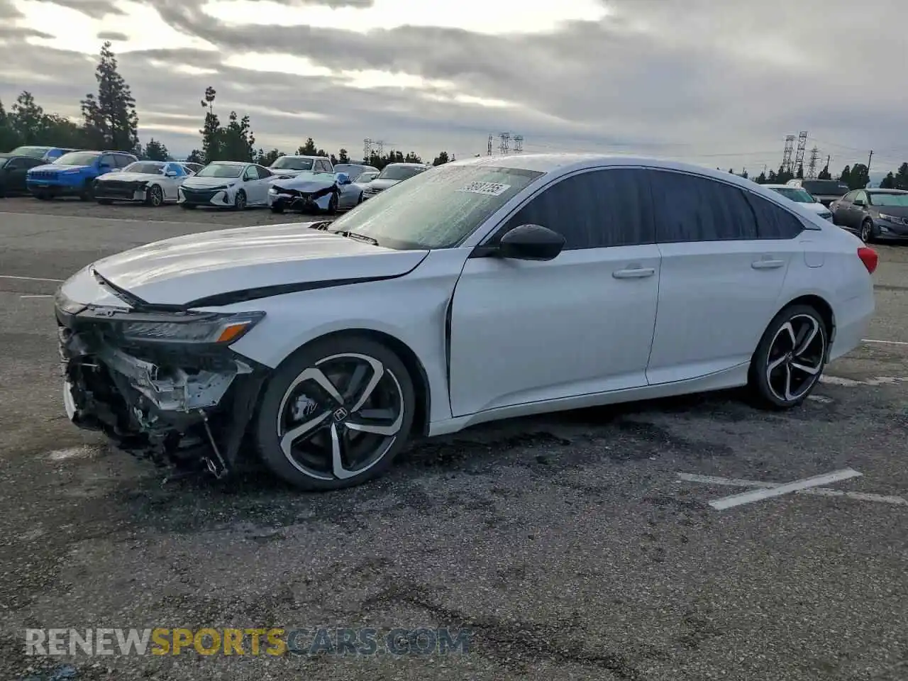 1 Photograph of a damaged car 1HGCV1F32MA051071 HONDA ACCORD 2021