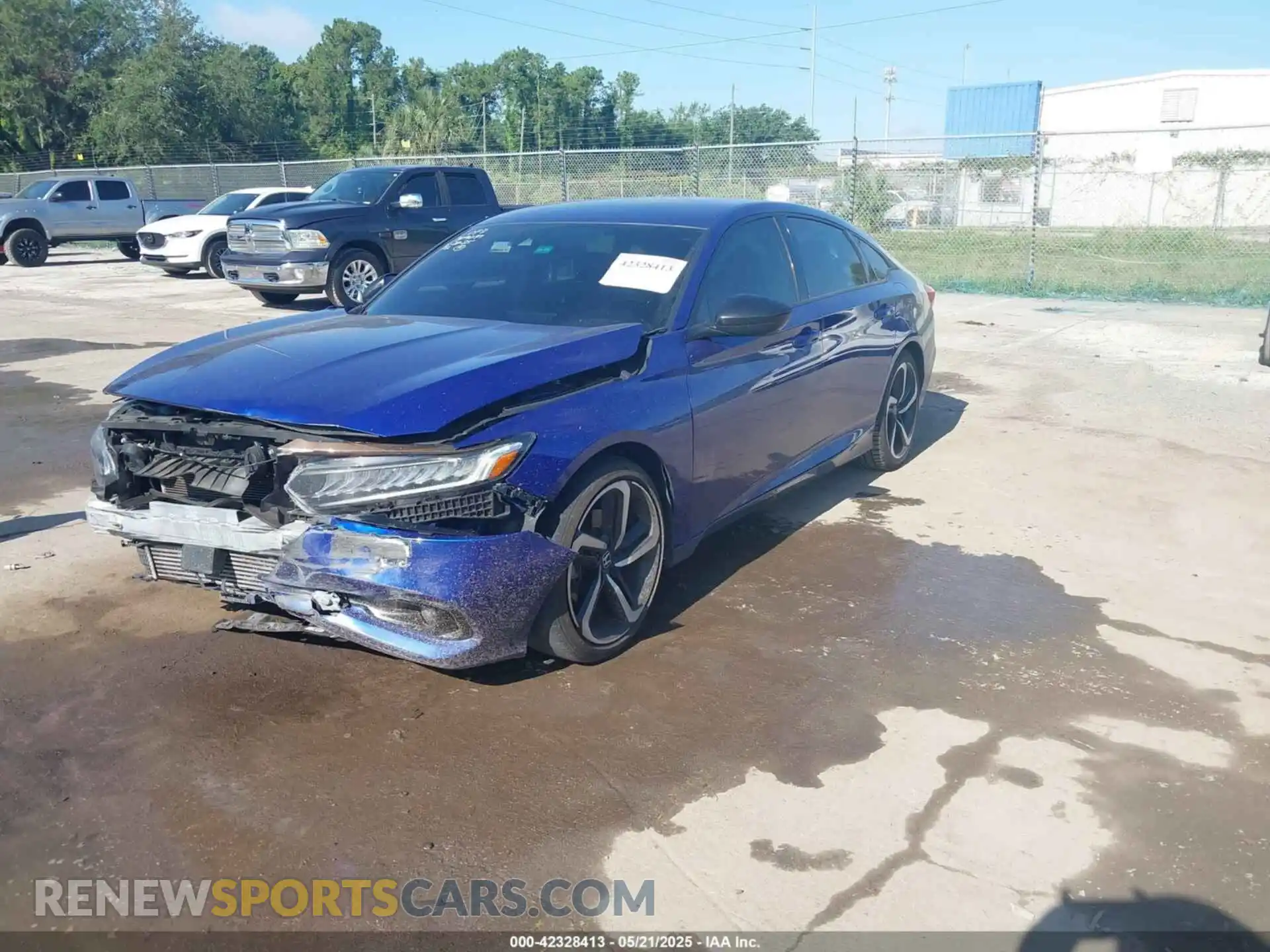 2 Photograph of a damaged car 1HGCV1F32MA051295 HONDA ACCORD 2021