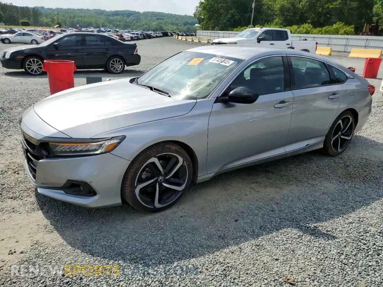1 Photograph of a damaged car 1HGCV1F32MA063835 HONDA ACCORD 2021