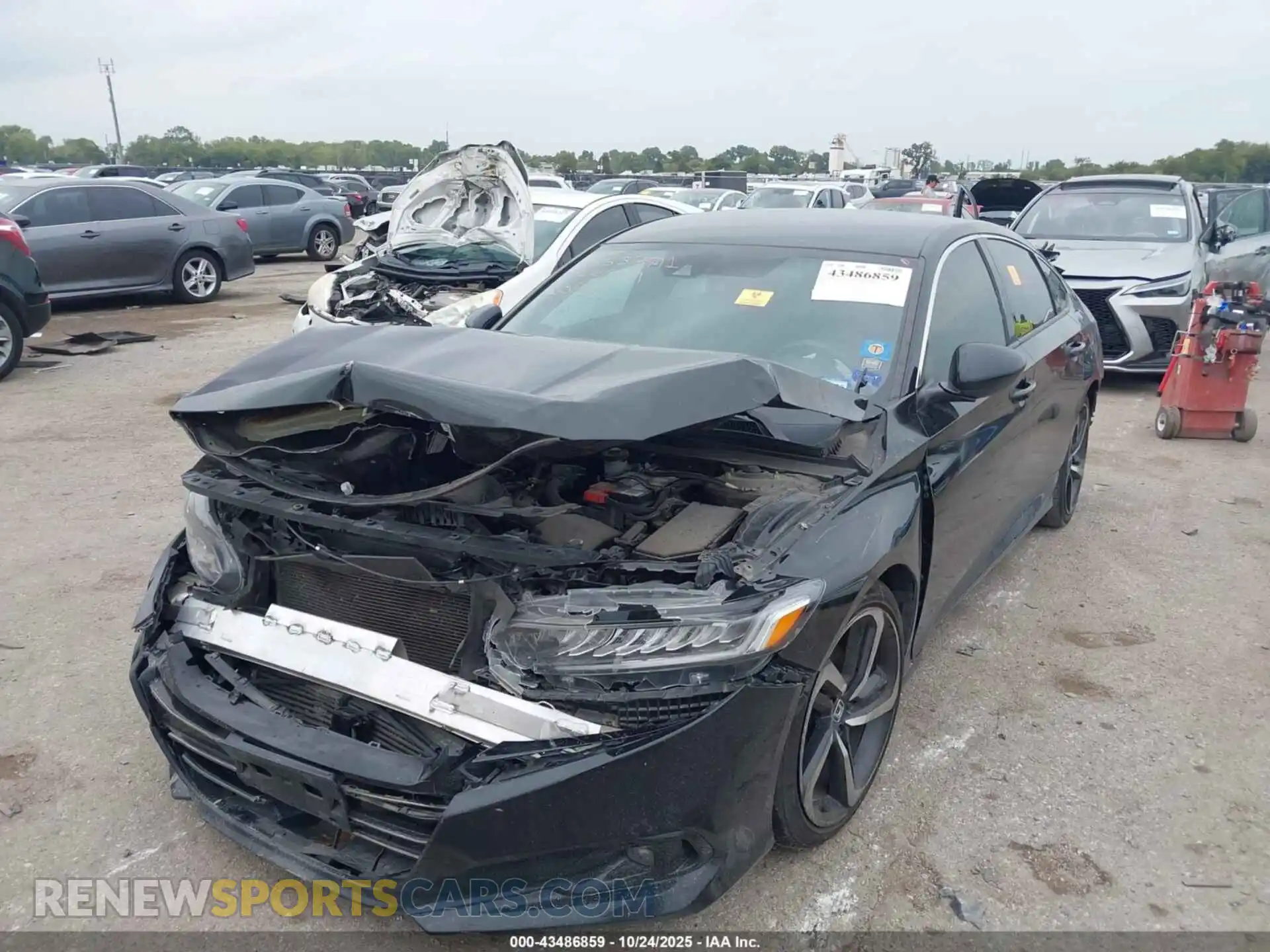 2 fotografías del automóvil dañado 1HGCV1F32MA075709 HONDA ACCORD 2021