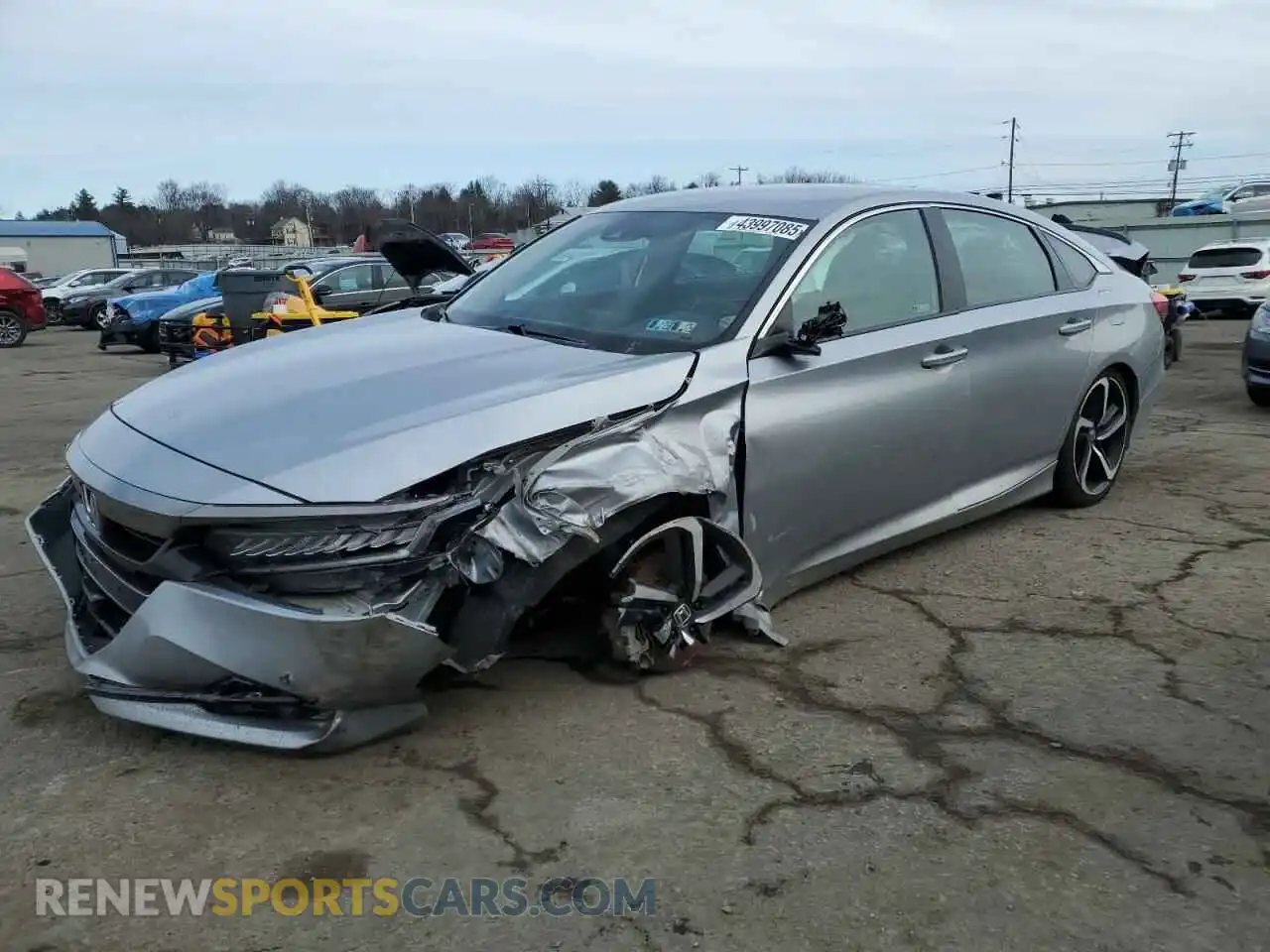 1 Photograph of a damaged car 1HGCV1F32MA087438 HONDA ACCORD 2021