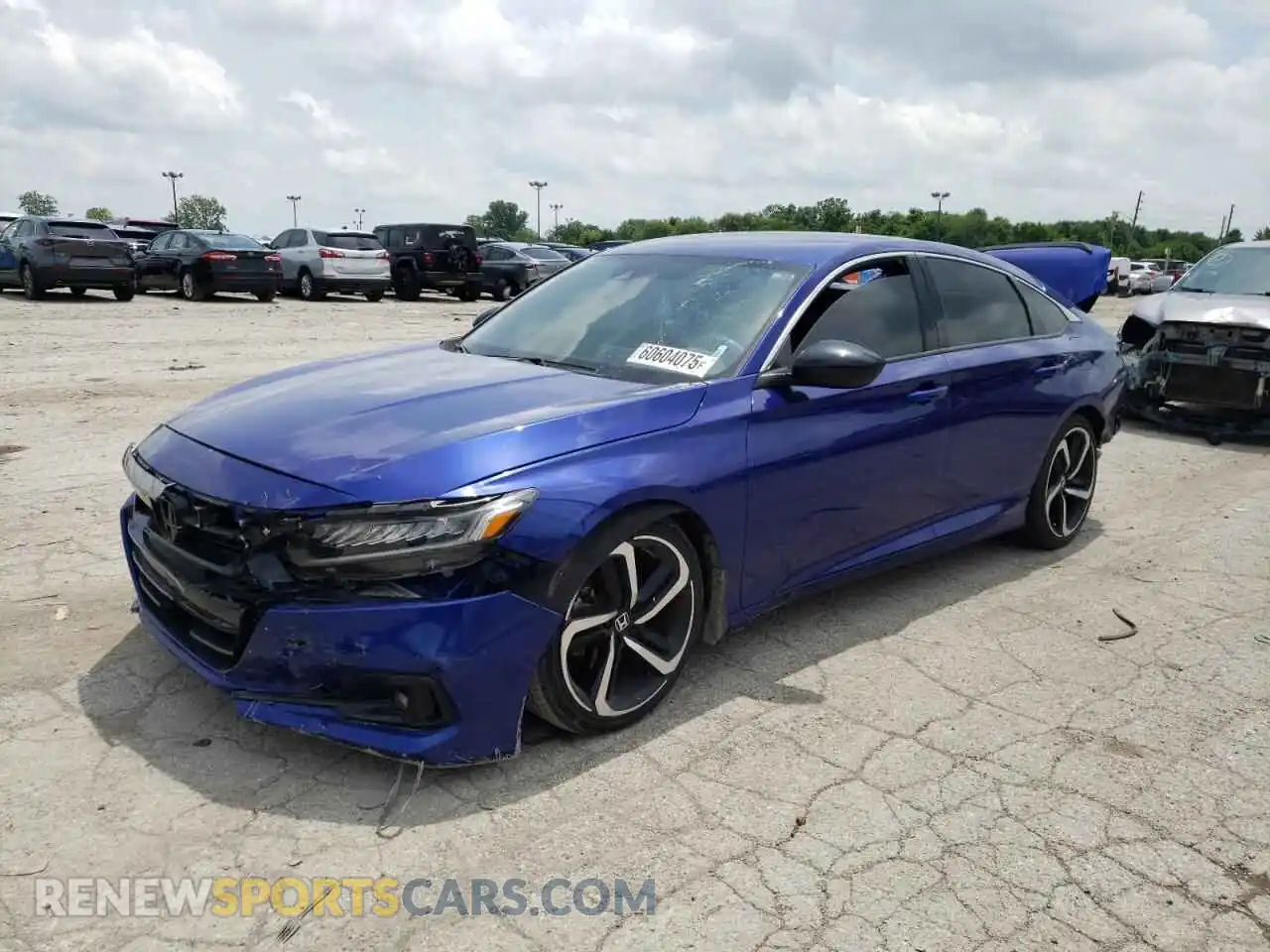 1 Photograph of a damaged car 1HGCV1F32MA087536 HONDA ACCORD 2021