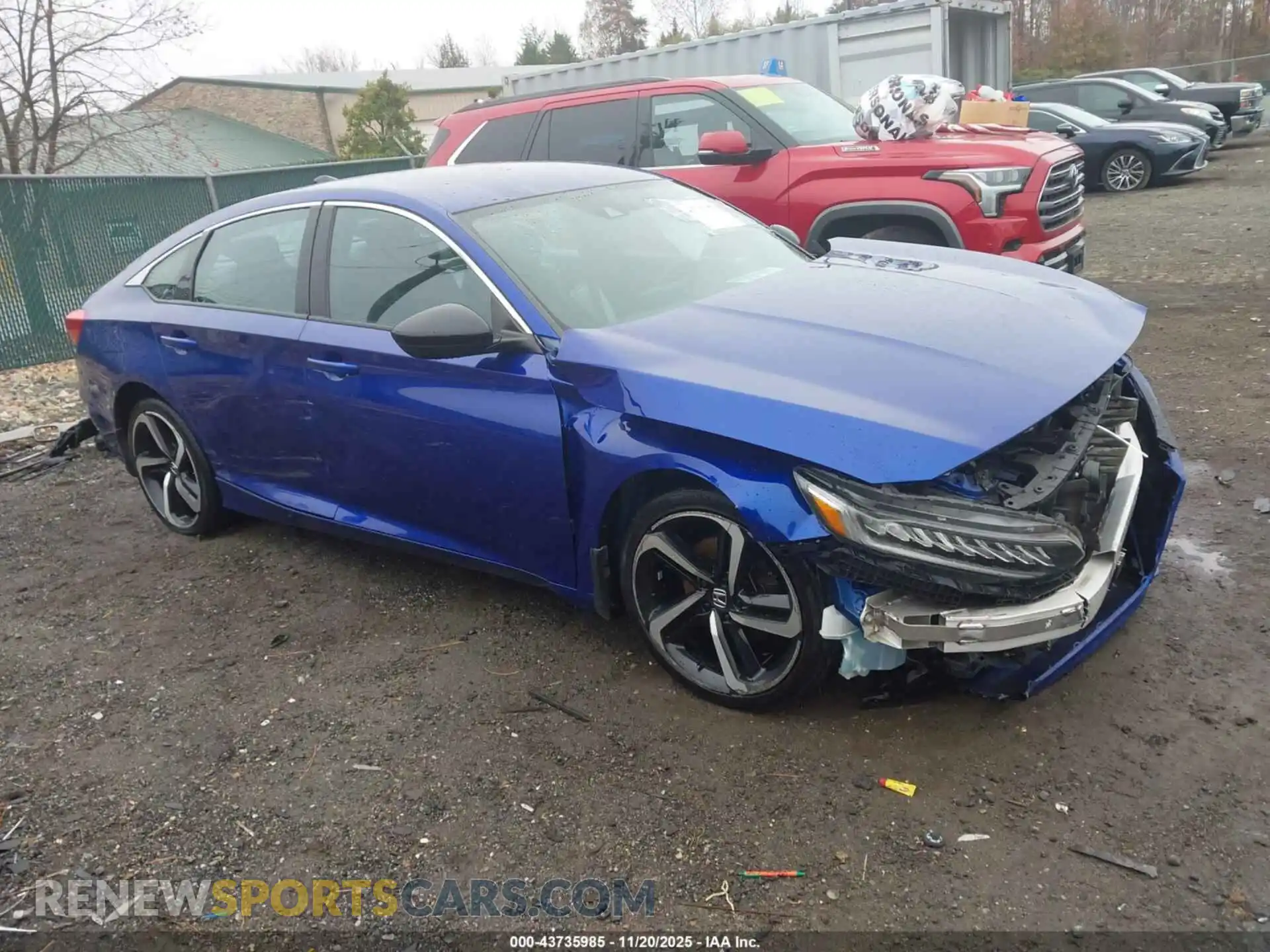 1 Photograph of a damaged car 1HGCV1F32MA090856 HONDA ACCORD 2021