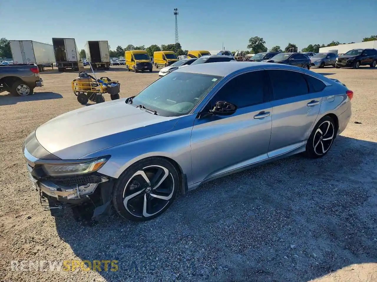 1 Photograph of a damaged car 1HGCV1F32MA100835 HONDA ACCORD 2021