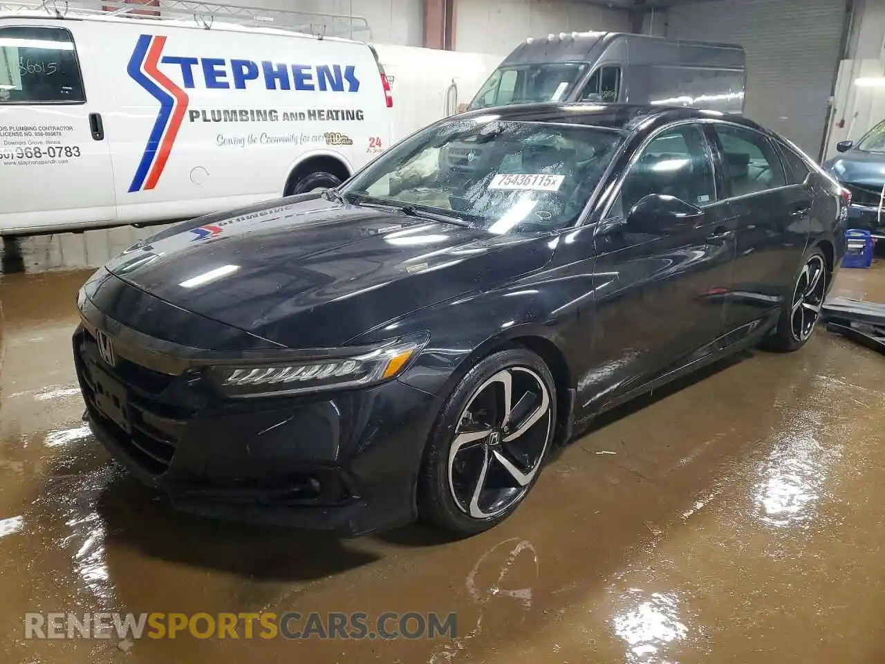 1 Photograph of a damaged car 1HGCV1F32MA110054 HONDA ACCORD 2021