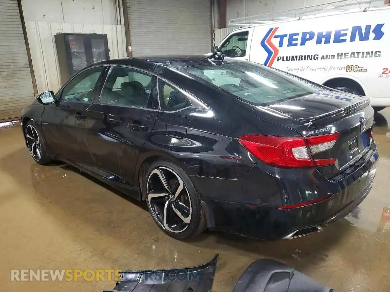2 Photograph of a damaged car 1HGCV1F32MA110054 HONDA ACCORD 2021
