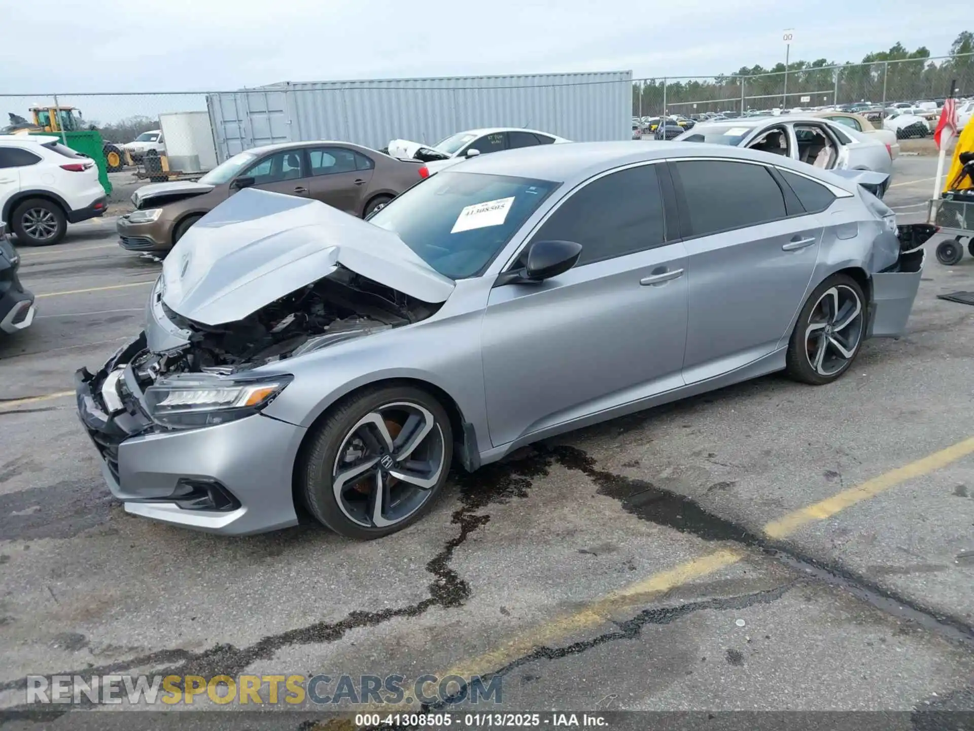 2 Photograph of a damaged car 1HGCV1F32MA124519 HONDA ACCORD 2021