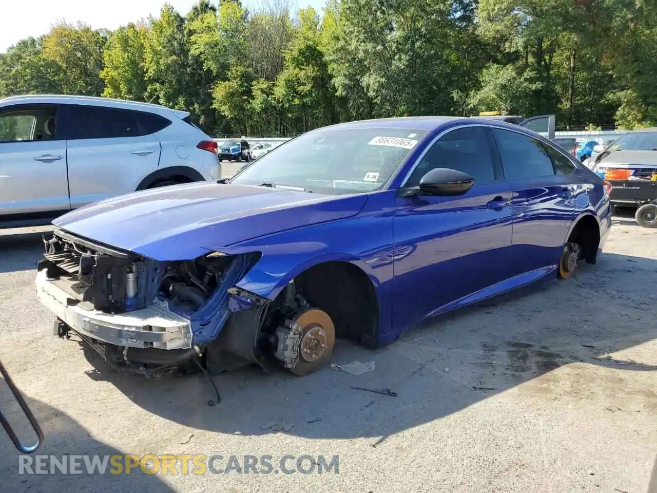 1 Photograph of a damaged car 1HGCV1F33MA006706 HONDA ACCORD 2021