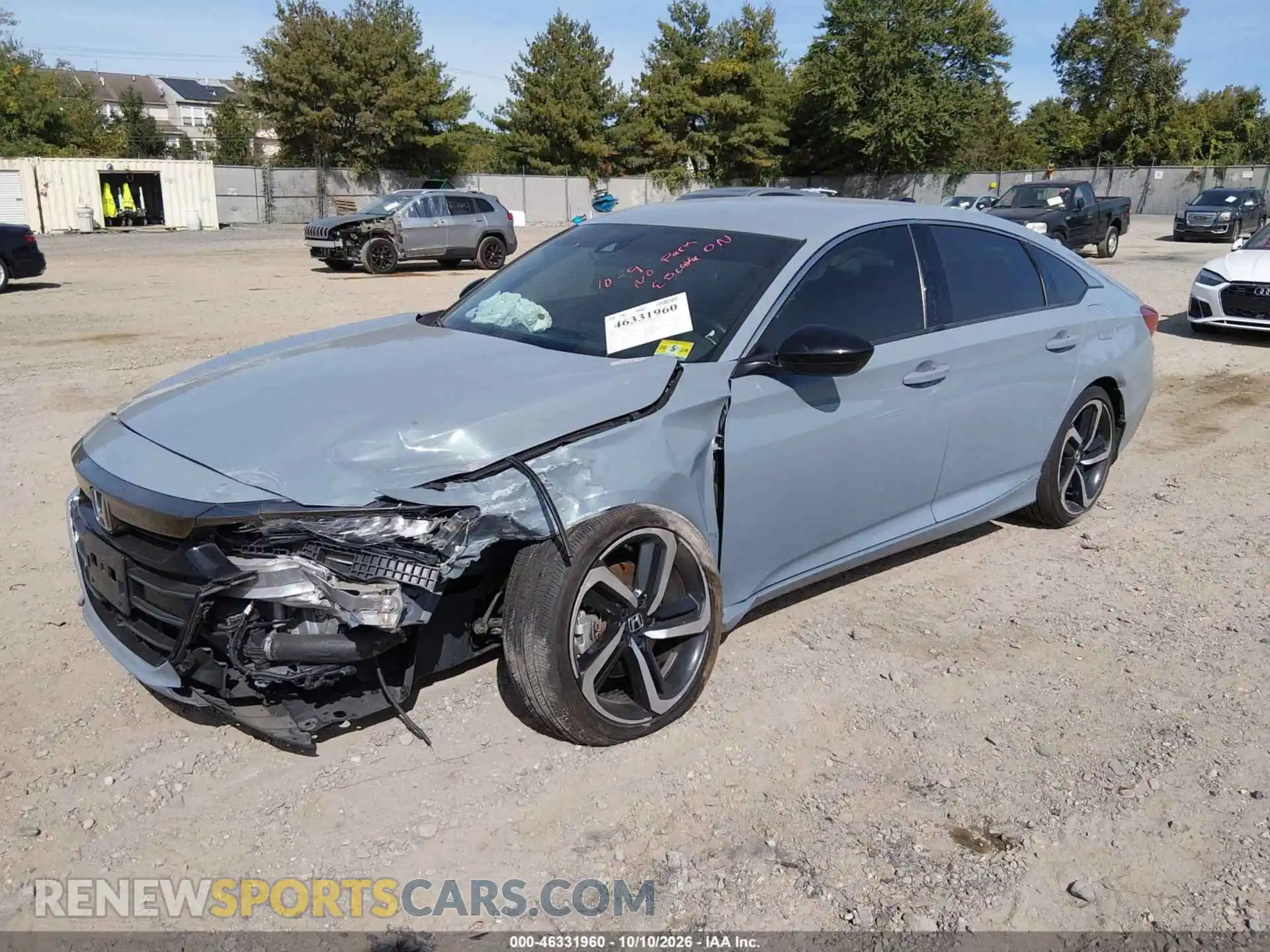 2 Photograph of a damaged car 1HGCV1F33MA082703 HONDA ACCORD 2021